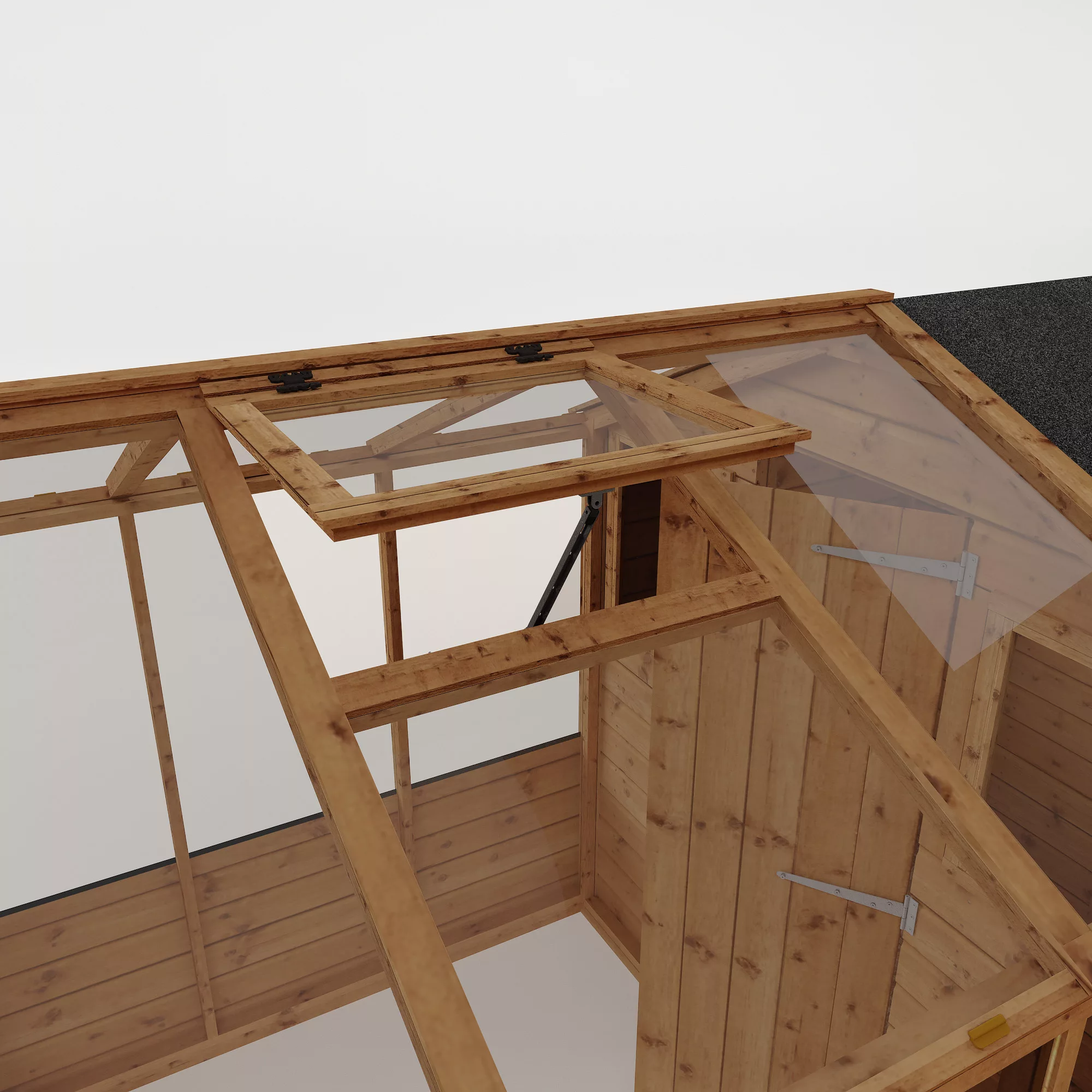 Mercia 10x6 Apex Greenhouse Combi Shed - Assembly Required 7 Mercia 10x6 Apex Greenhouse Combi Shed - Assembly Required - Image 5