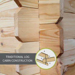 Mercia 10x8 Pent Tongue & Groove Cabin With Double Door -Outdoor Garden Shop mercia 10x8 pent tongue groove cabin with double door5029442002446 40c bq