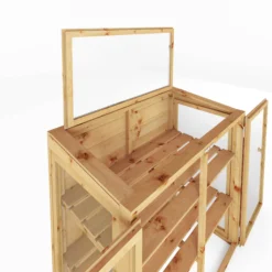 Mercia 4x2 Greenhouse With Flap Vent -Outdoor Garden Shop mercia 4x2 greenhouse with flap vent5029442092782 36c bq