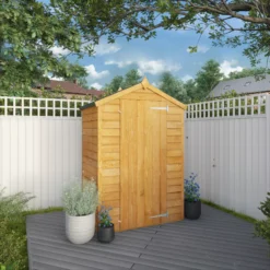 Mercia 4x3 Ft Apex Overlap Wooden Shed With Floor 19 Mercia 4x3 Ft Apex Overlap Wooden Shed With Floor -Outdoor Garden Shop mercia 4x3 ft apex overlap wooden shed with floor5029442090252 01i