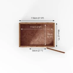 Mercia 4x3 Ft Apex Overlap Wooden Shed With Floor 17 Mercia 4x3 Ft Apex Overlap Wooden Shed With Floor -Outdoor Garden Shop mercia 4x3 ft apex overlap wooden shed with floor5029442090252 02t