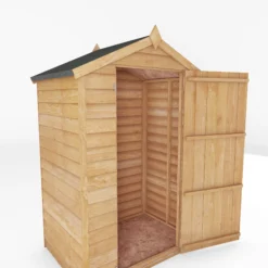 Mercia 4x3 Ft Apex Overlap Wooden Shed With Floor 16 Mercia 4x3 Ft Apex Overlap Wooden Shed With Floor -Outdoor Garden Shop mercia 4x3 ft apex overlap wooden shed with floor5029442090252 05c