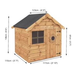 Mercia 4x4 Snug European Softwood Playhouse Assembly Required -Outdoor Garden Shop mercia 4x4 snug european softwood playhouse assembly required5029442075914 01t bq