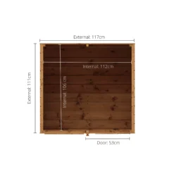 Mercia 4x4 Snug European Softwood Playhouse Assembly Required -Outdoor Garden Shop mercia 4x4 snug european softwood playhouse assembly required5029442075914 02t bq