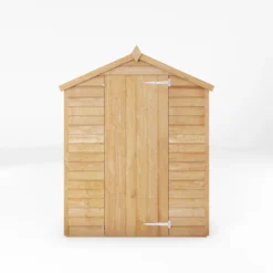 Mercia 5x3 Ft Apex Overlap Wooden Shed With Floor -Outdoor Garden Shop mercia 5x3 ft apex overlap wooden shed with floor5029442090269 02c