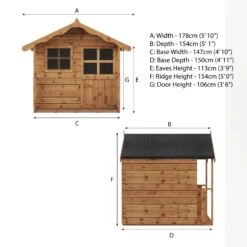 Mercia 5x5 Poppy European Softwood Playhouse Assembly Required 9 Mercia 5x5 Poppy European Softwood Playhouse Assembly Required -Outdoor Garden Shop mercia 5x5 poppy european softwood playhouse assembly required5029442076362 02t