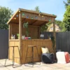 Mercia 6x4 Pent Tongue & Groove Garden Bar -Outdoor Garden Shop mercia 6x4 pent tongue groove garden bar5029442002538 01c bq