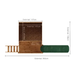 Mercia 7x5 Poppy European Softwood Tower Slide Playhouse Assembly Required 10 Mercia 7x5 Poppy European Softwood Tower Slide Playhouse Assembly Required -Outdoor Garden Shop mercia 7x5 poppy european softwood tower slide playhouse assembly required5029442076386 02t bq