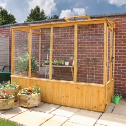 Mercia 8x4 Lean To Greenhouse With Adjustable Vent 13 Mercia 8x4 Lean To Greenhouse With Adjustable Vent -Outdoor Garden Shop mercia 8x4 lean to greenhouse with adjustable vent5029442076096 02c bq