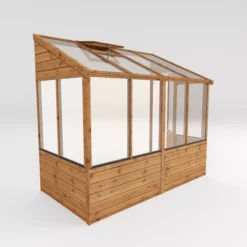 Mercia 8x4 Lean To Greenhouse With Flap Vent -Outdoor Garden Shop mercia 8x4 lean to greenhouse with flap vent5029442091167 02c