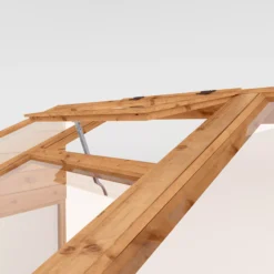 Mercia 8x4 Lean To Greenhouse With Flap Vent -Outdoor Garden Shop mercia 8x4 lean to greenhouse with flap vent5029442091167 04c