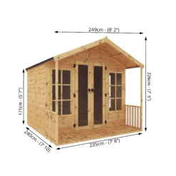 Mercia 8x8 Apex Shiplap Summer House With Double Door -Outdoor Garden Shop mercia 8x8 apex shiplap summer house with double door5029442075969 01t BQ