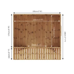 Mercia 8x8 Apex Shiplap Summer House With Double Door -Outdoor Garden Shop mercia 8x8 apex shiplap summer house with double door5029442075969 02t BQ