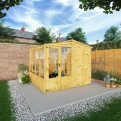 Mercia 8x8 Pent Greenhouse Combi Shed - Assembly Required 16 Mercia 8x8 Pent Greenhouse Combi Shed - Assembly Required -Outdoor Garden Shop mercia 8x8 pent greenhouse combi shed assembly required5029442075655 01i