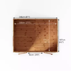 Mercia Clover 8x6 Ft Hip Shiplap Wooden Summer House With Double Door 21 Mercia Clover 8x6 Ft Hip Shiplap Wooden Summer House With Double Door -Outdoor Garden Shop mercia clover 8x6 ft hip shiplap wooden summer house with double door5029442006871 02t