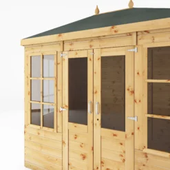 Mercia Clover 8x6 Ft Hip Shiplap Wooden Summer House With Double Door 16 Mercia Clover 8x6 Ft Hip Shiplap Wooden Summer House With Double Door -Outdoor Garden Shop mercia clover 8x6 ft hip shiplap wooden summer house with double door5029442006871 04c