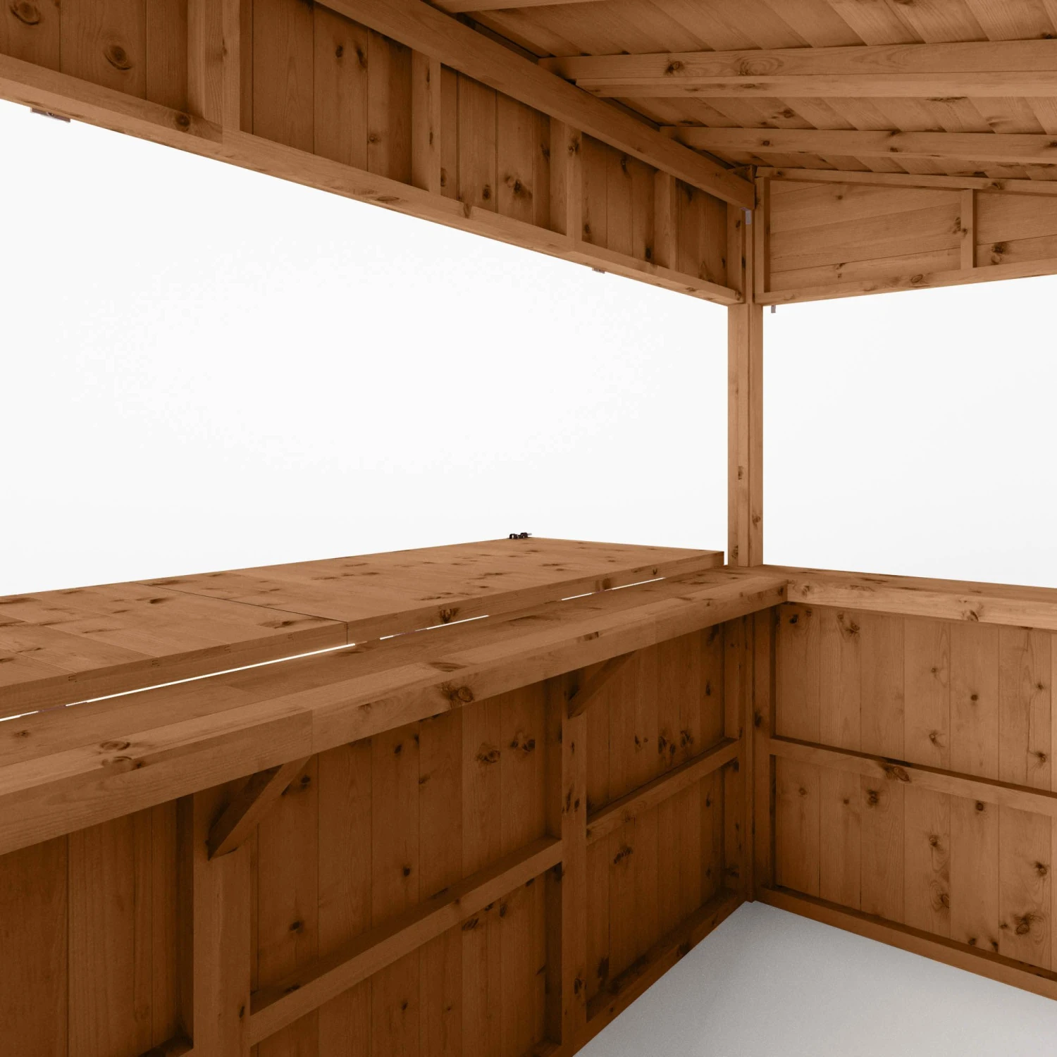 Mercia Garden Bar 9x4 Ft Pent Tongue & Groove Solid Wood Garden Bar With Single Door 8 Mercia Garden Bar 9x4 Ft Pent Tongue & Groove Solid Wood Garden Bar With Single Door - Image 6