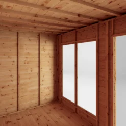 Mercia Maine 18x6 Ft Pent Shiplap Wooden Summer House With Double Door -Outdoor Garden Shop mercia maine 18x6 ft pent shiplap wooden summer house with double door5029442008738 04c