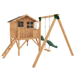 Mercia Playhouse Brown Slide 13 Mercia Playhouse Brown Slide -Outdoor Garden Shop mercia playhouse brown slide5029442002279 01c BQ