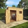 Mercia Premium 10x8 Ft Pent Shiplap Wooden 2 Door Shed With Floor -Outdoor Garden Shop mercia premium 10x8 ft pent shiplap wooden 2 door shed with floor5029442009292 02i