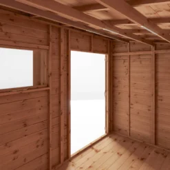 Mercia Premium 10x8 Ft Pent Shiplap Wooden 2 Door Shed With Floor -Outdoor Garden Shop mercia premium 10x8 ft pent shiplap wooden 2 door shed with floor5029442009292 05c