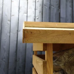 Mercia Single Solid Wood Log Store -Outdoor Garden Shop mercia single solid wood log store5029442012612 03c