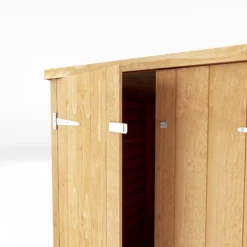 Mercia Solid Wood 3x6 Overlap Pent Bike Store -Outdoor Garden Shop mercia solid wood 3x6 overlap pent bike store5029442089300 03c