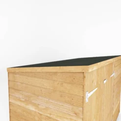 Mercia Solid Wood 3x6 Overlap Pent Bike Store -Outdoor Garden Shop mercia solid wood 3x6 overlap pent bike store5029442089300 04c