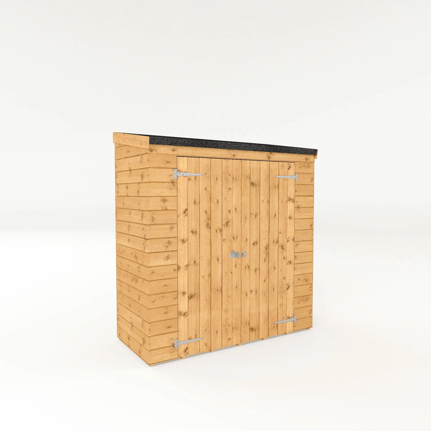 Mercia Tongue & Groove Solid Wood 6x2'6 Pent Garden Storage 4 Mercia Tongue & Groove Solid Wood 6x2'6 Pent Garden Storage - Image 2