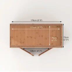 Mercia Tongue & Groove Solid Wood 6x2'6 Pent Garden Storage 13 Mercia Tongue & Groove Solid Wood 6x2'6 Pent Garden Storage -Outdoor Garden Shop mercia tongue groove solid wood 6x2 6 pent garden storage5029442008219 02t