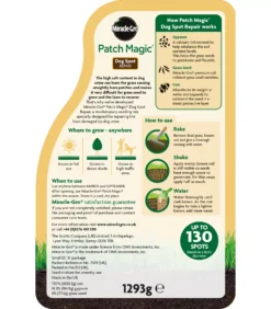 Miracle-Gro Patch Magic Spot Repair 6m² 1.3kg -Outdoor Garden Shop miracle gro patch magic spot repair 6m 1 3kg5010272090611 04c bq