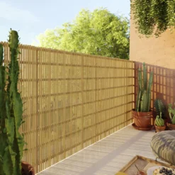 Natural Bamboo Garden Screen (H)1m (W)3m 9 Natural Bamboo Garden Screen (H)1m (W)3m -Outdoor Garden Shop natural bamboo garden screen h 1m w 3m5059340674575 01i