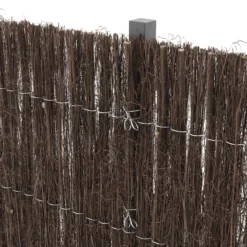 Natural Brushwood Garden Screen (H)1m (W)3m -Outdoor Garden Shop natural brushwood garden screen h 1m w 3m3663602428084 38c