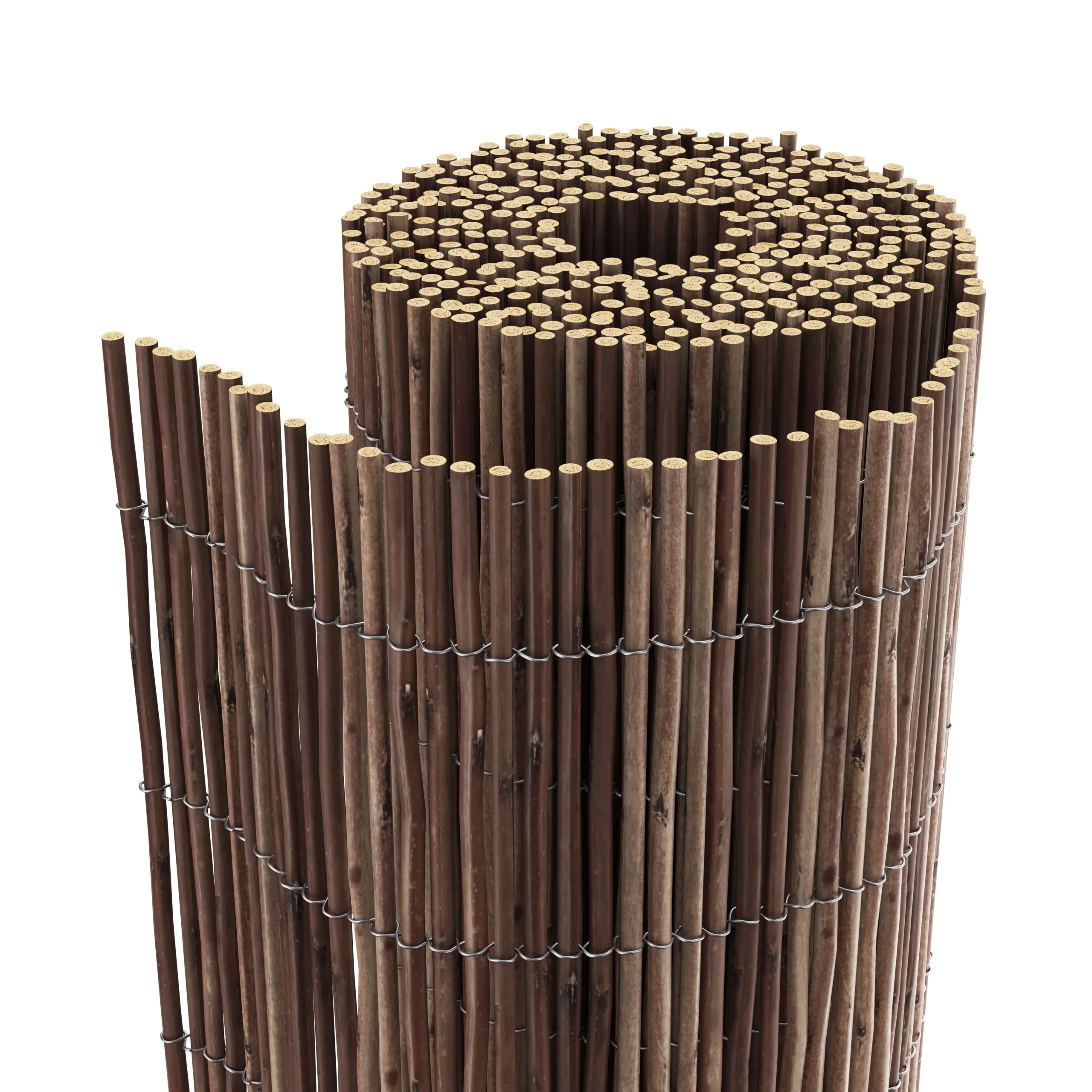Natural Wicker Garden Screen (H)1.5m (W)3m 4 Natural Wicker Garden Screen (H)1.5m (W)3m - Image 2