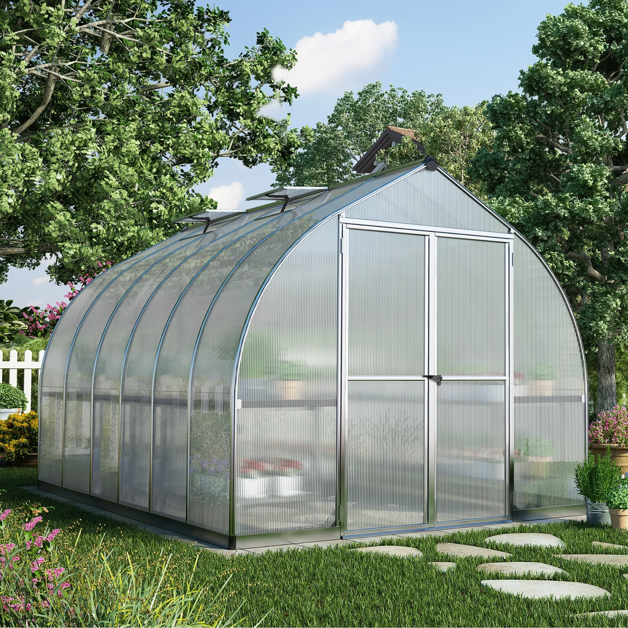 Palram - Canopia Bella 8x8 Greenhouse 5 Palram - Canopia Bella 8x8 Greenhouse - Image 3
