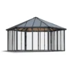 Palram - Canopia Garda Grey Hexagonal Gazebo, (W)5.17m (D)5.95m - Assembly Required 2 Palram - Canopia Garda Grey Hexagonal Gazebo, (W)5.17m (D)5.95m - Assembly Required -Outdoor Garden Shop palram canopia garda grey hexagonal gazebo w 5 17m d 5 95m assembly required7290108137040 01c bq