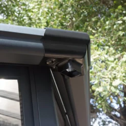 Palram - Canopia Garda Grey Hexagonal Gazebo, (W)5.17m (D)5.95m - Assembly Required -Outdoor Garden Shop palram canopia garda grey hexagonal gazebo w 5 17m d 5 95m assembly required7290108137040 07i bq