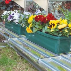 Palram - Canopia Heavy Duty 1 Tier Greenhouse Shelving -Outdoor Garden Shop palram canopia heavy duty 1 tier greenhouse shelving7290103111519 38c