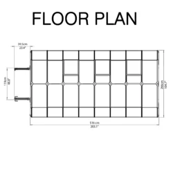 Palram - Canopia Hobby Gardner Green 8x16 Greenhouse -Outdoor Garden Shop palram canopia hobby gardner green 8x16 greenhouse7290103121679 02t