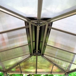 Palram - Canopia Martinique Grey Rectangular Gazebo, (W)4.93m (D)3.59m - Assembly Required -Outdoor Garden Shop palram canopia martinique grey rectangular gazebo w 4 93m d 3 59m assembly required7290108136234 04i bq