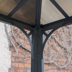 Palram - Canopia Martinique Grey Rectangular Gazebo, (W)4.93m (D)3.59m - Assembly Required -Outdoor Garden Shop palram canopia martinique grey rectangular gazebo w 4 93m d 3 59m assembly required7290108136234 08i bq