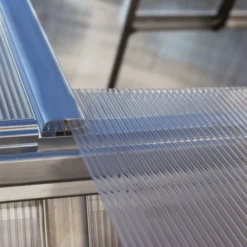 Palram - Canopia Mythos Silver 6x8 Greenhouse -Outdoor Garden Shop palram canopia mythos silver 6x8 greenhouse7290103110598 05i bq