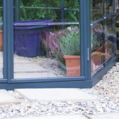 Palram - Canopia Oasis™ Grey 8x6 Greenhouse -Outdoor Garden Shop palram canopia oasis grey 8x6 greenhouse7290108133837 05i bq