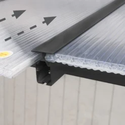 Palram - Canopia Olympia Grey Non-retractable Awning, (L)6.19m (H)3.05m (W)2.95m -Outdoor Garden Shop palram canopia olympia grey non retractable awning l 6 19m h 3 05m w 2 95m7290108134315 05i bq