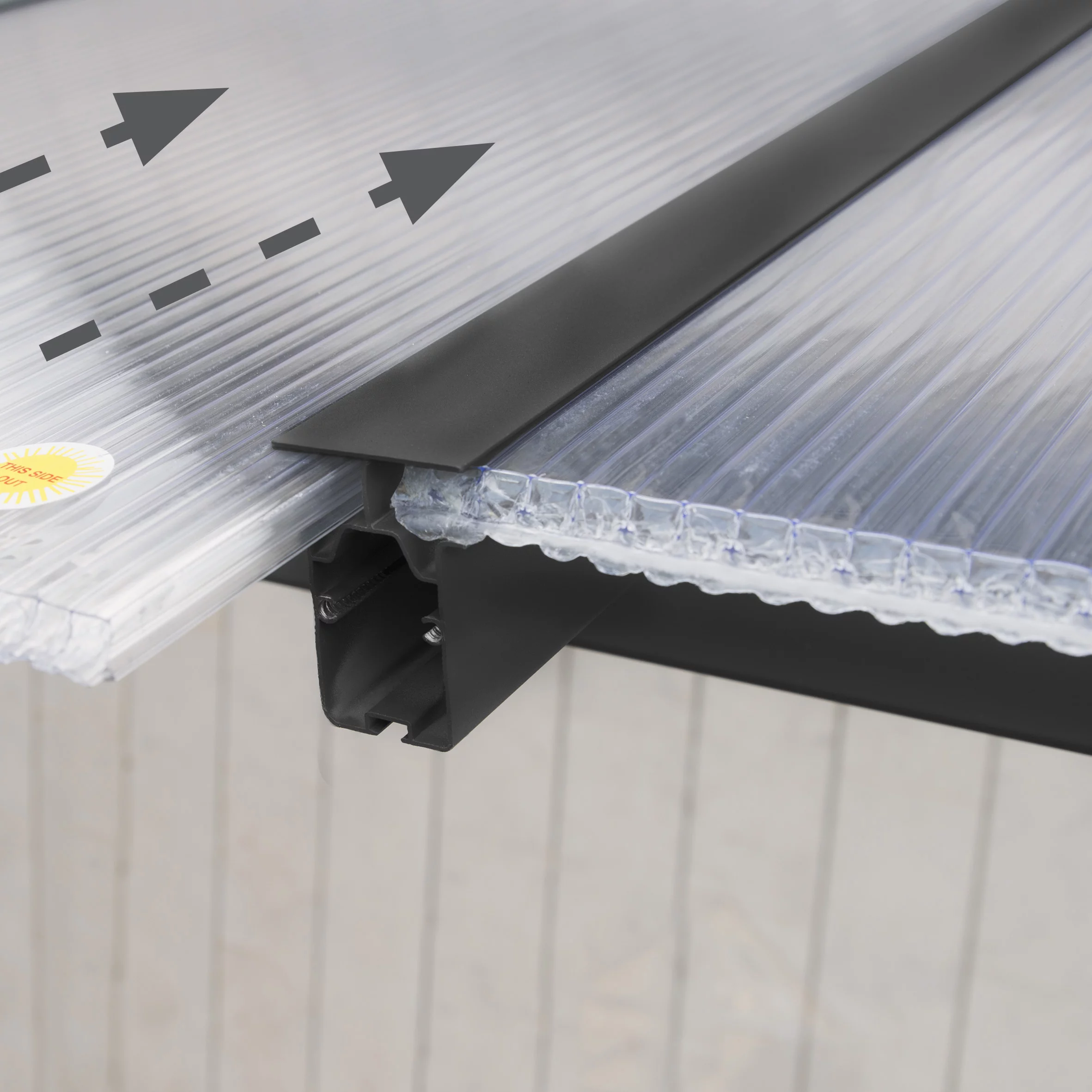 Palram - Canopia Olympia Grey Non-retractable Awning, (L)7.39m (H)3.05m (W)2.95m 7 Palram - Canopia Olympia Grey Non-retractable Awning, (L)7.39m (H)3.05m (W)2.95m - Image 5