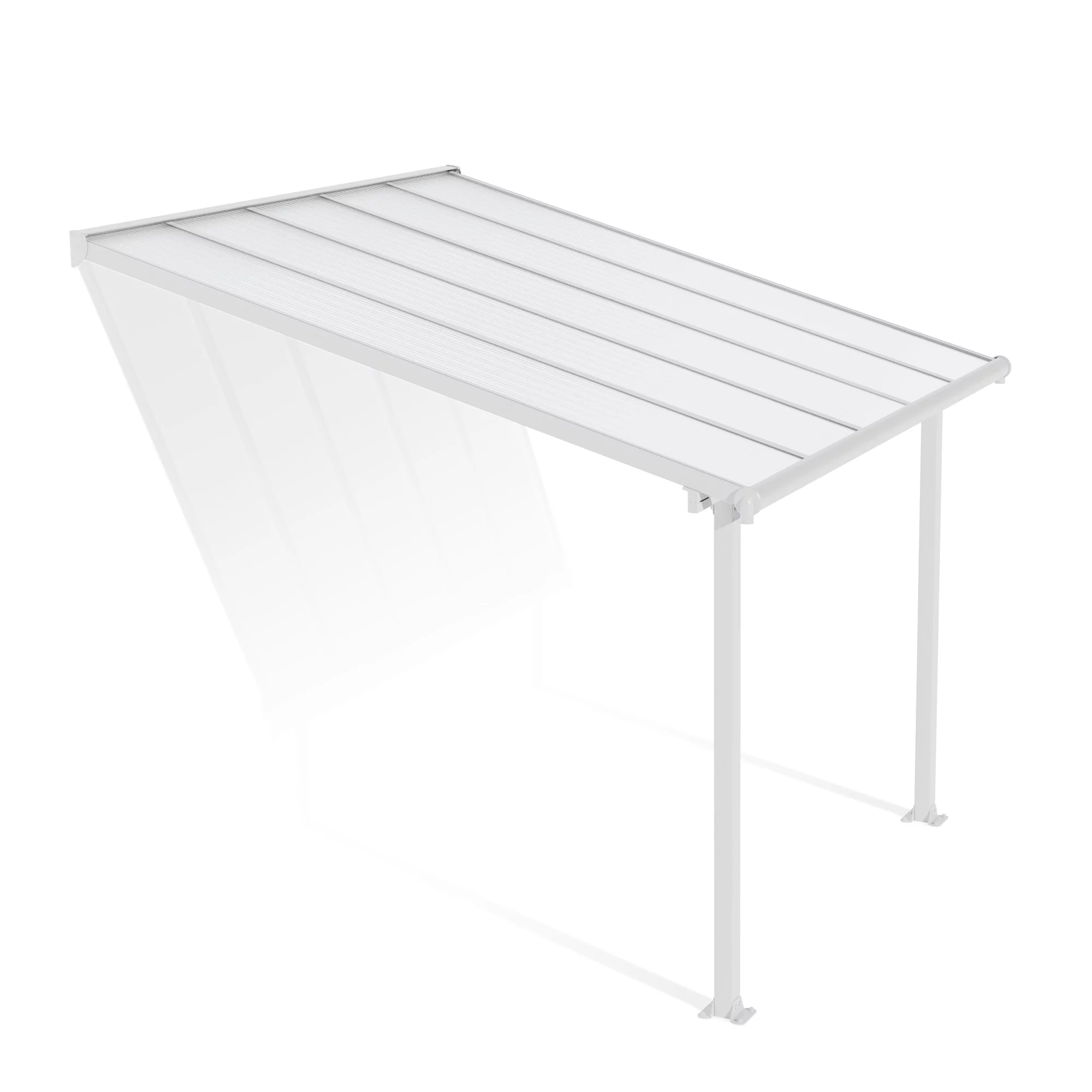 Palram - Canopia Olympia White Non-retractable Awning, (L)3.07m (H)3.05m (W)2.95m 4 Palram - Canopia Olympia White Non-retractable Awning, (L)3.07m (H)3.05m (W)2.95m - Image 2