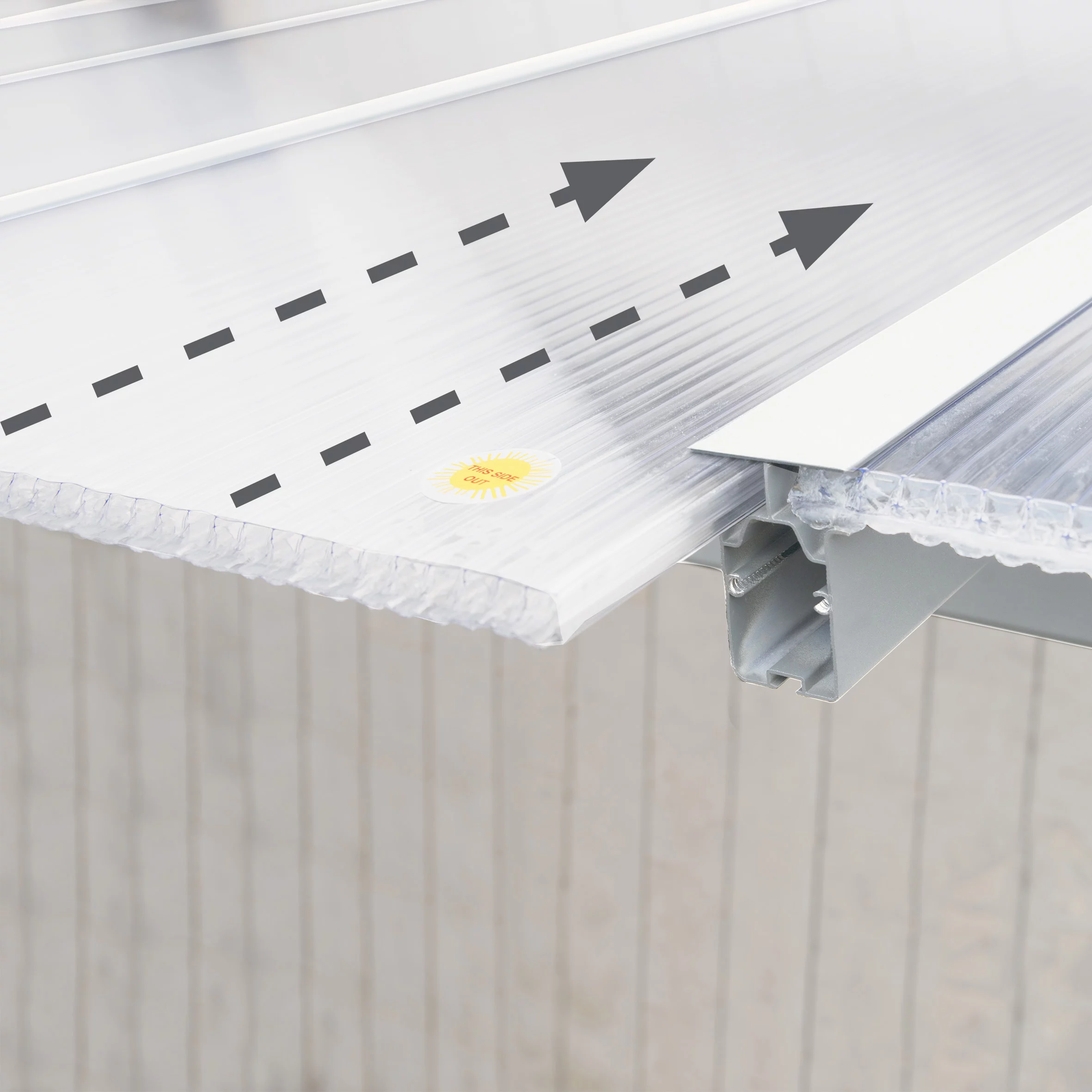 Palram - Canopia Olympia White Non-retractable Awning, (L)3.07m (H)3.05m (W)2.95m 8 Palram - Canopia Olympia White Non-retractable Awning, (L)3.07m (H)3.05m (W)2.95m - Image 6