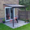Palram - Canopia Sierra Grey Non-retractable Awning, (L)2.25m (H)3m (W)2.28m -Outdoor Garden Shop palram canopia sierra grey non retractable awning l 2 25m h 3m w 2 28m7290108131307 01i bq
