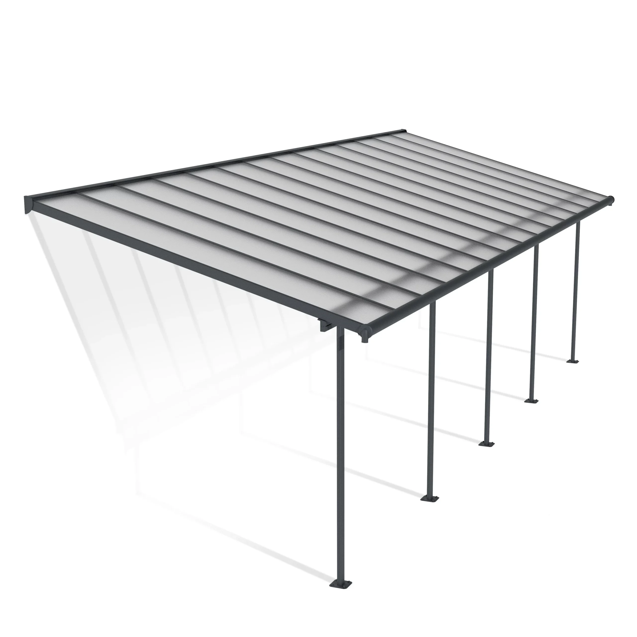 Palram - Canopia Sierra Grey Non-retractable Awning, (L)8.6m (H)3.05m (W)2.95m 4 Palram - Canopia Sierra Grey Non-retractable Awning, (L)8.6m (H)3.05m (W)2.95m - Image 2