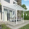 Palram - Canopia Sierra White Non-retractable Awning, (L)3.14m (H)3.05m (W)2.99m -Outdoor Garden Shop palram canopia sierra white non retractable awning l 3 14m h 3 05m w 2 99m7290108130300 01i bq